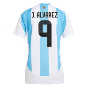 Argentina Julian Alvarez #9 Hemmatröja Kvinnor Copa America 2024 Kortärmad